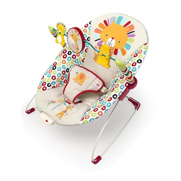 Babywippe Babyschaukel Playful Pinwheels mit Vibrationen, abnehmbarem Spielbogen und inter