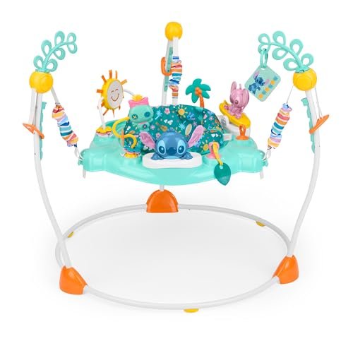 Disney Stitch Little Ohana Baby-Aktivitätshopser mit interaktiven Spielzeugen, Baby Bounce