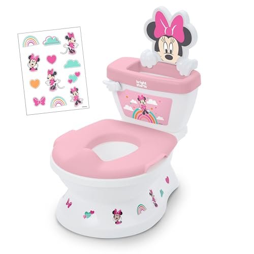 Minnie Maus My Size Töpfchen 2-in-1-System, naturgetreue Spülgeräusche und Jubelrufe, für 
