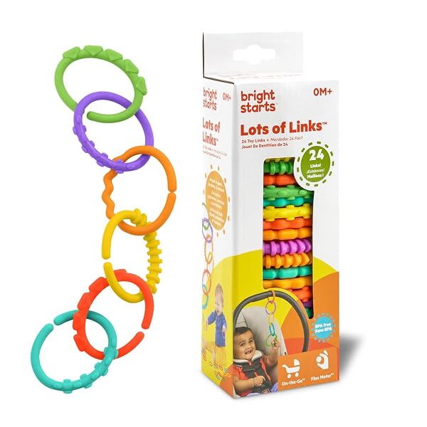 Oball, Kinderwagenkette Verbindungsglieder, Lots of Links, biegbar, einfach zu befestigen,